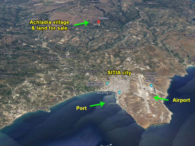 Achladia village kreta